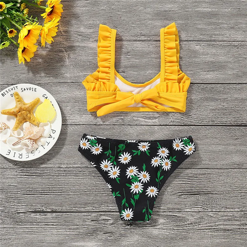 Bunvel/пляжная одежда в богемном стиле купальный костюм комплект из двух предметов