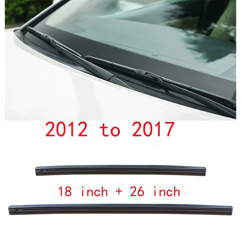 

2 шт., заправка щетки стеклоочистителя автомобиля, резиновая полоса 18 20 24 26 дюймов для Toyota Camry 6 7 8 2006-2019, специальные аксессуары