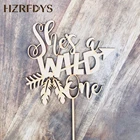 Она дикая один торт Топпер детская игрушка в ванную, персонализированное украшение для торта ко дню рождения 1-е первое украшение для именинного торта