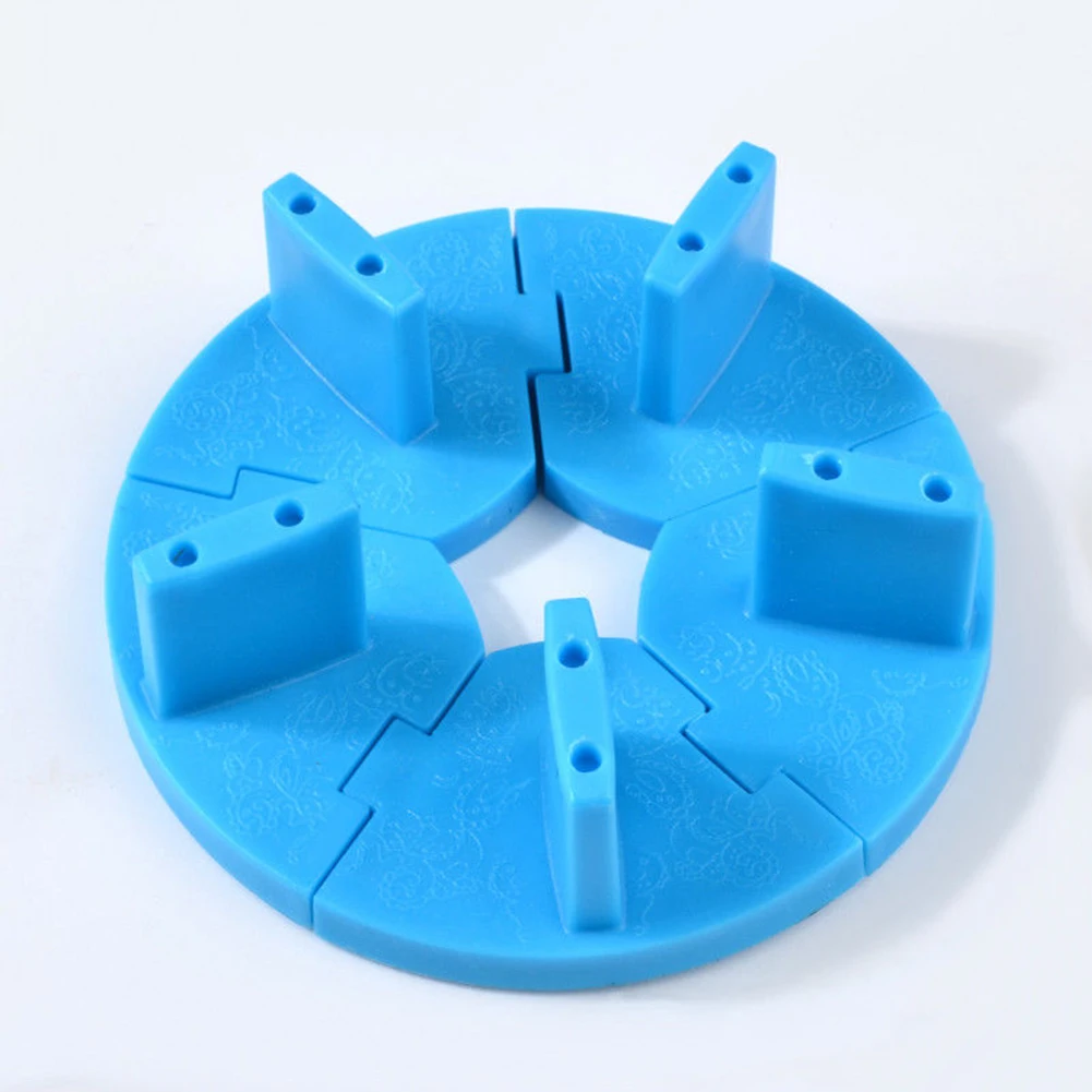 Пластиковый стенд для дизайна ногтей в форме лотоса съемная подставка