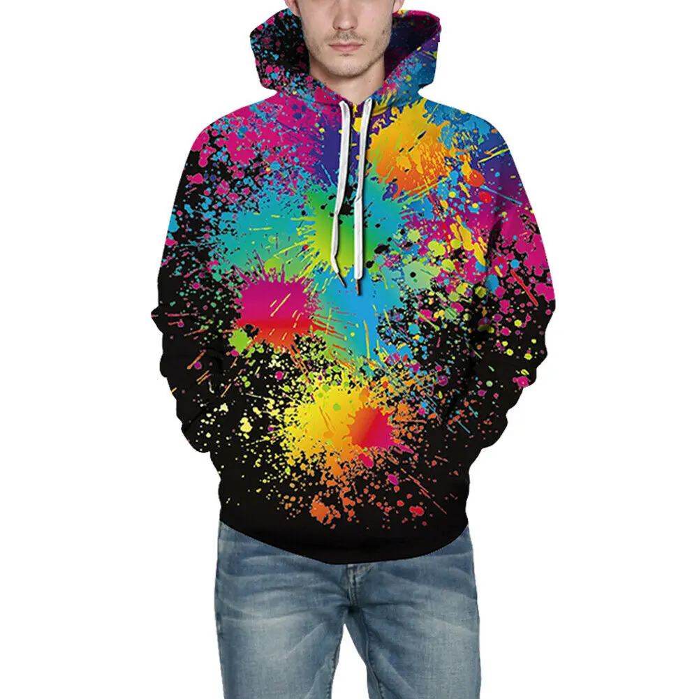 2019 Multi-Styles Adult Man Big Pocket Long Sleeve Hoodie Outwear Male Pullover Casual 3D Print Hooded Sweatshirt Plus Size | Мужская