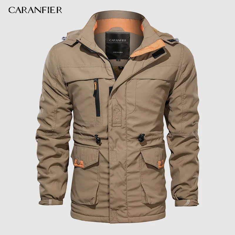 Мужская хлопковая куртка бомбер с капюшоном в европейском стиле|Мужские куртки| |