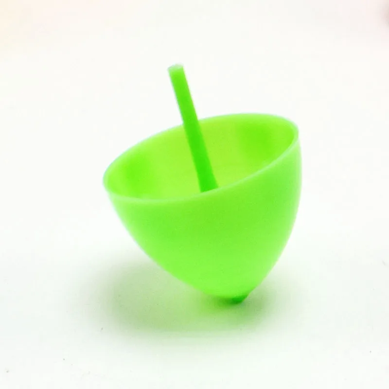 10pcs Kids Plastic Toys Flower Rotate Spinning Top Classic For Children Develop Intelligence Education Montessori Toy | Игрушки и хобби