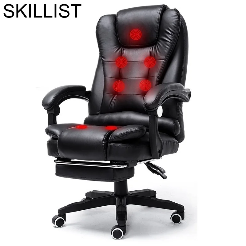 Oficina boss футболка Stoel Chaise De Bureau Ordinateur Sedia Ufficio кожа Silla Cadeira Poltrona игровое массажное кресло для офиса