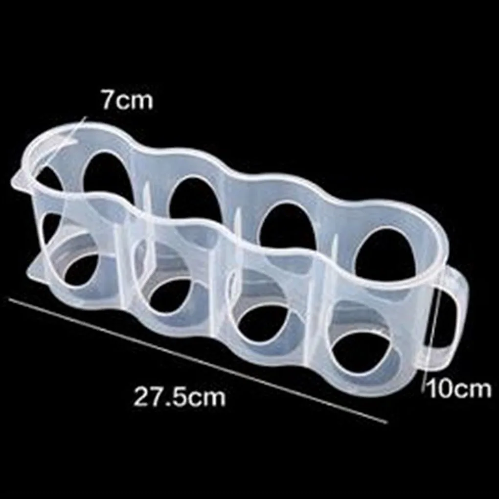 

Органайзер для напитков в холодильнике, кола, компактная отделка, коробка для хранения, четыре чехла, кухонный Органайзер, домашние кухонны...