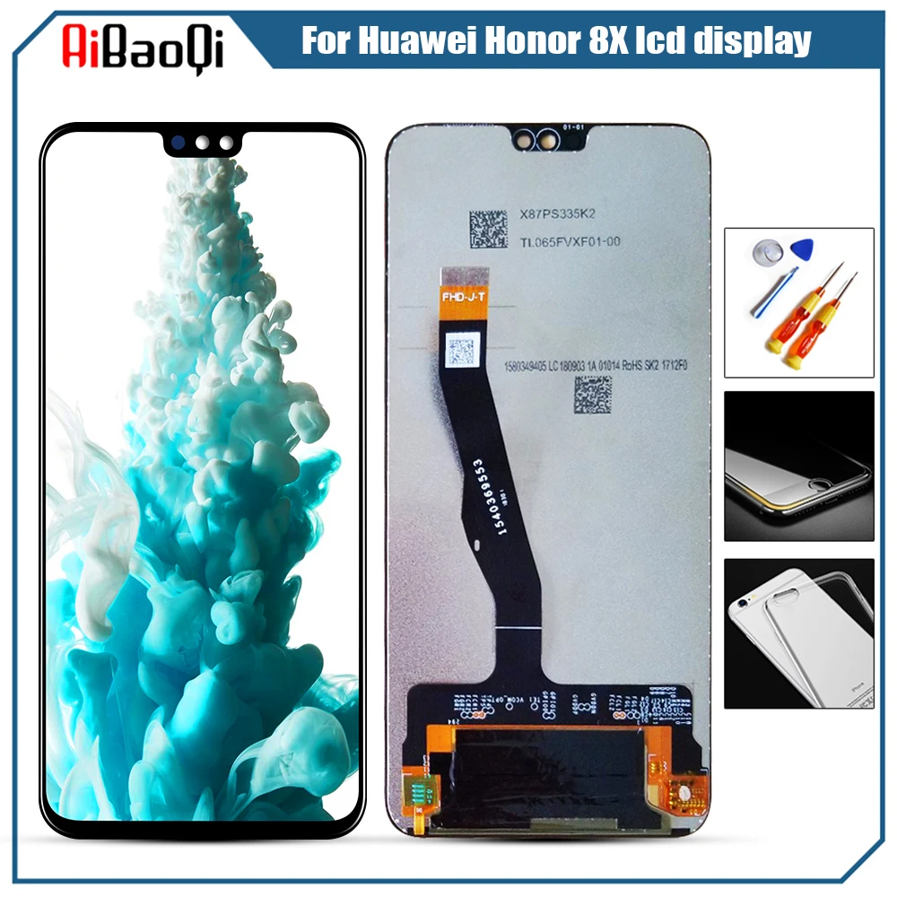 Оригинальный ЖК-дисплей 6 5 для Huawei Честь 8X + сенсорный экран Сенсорная панель