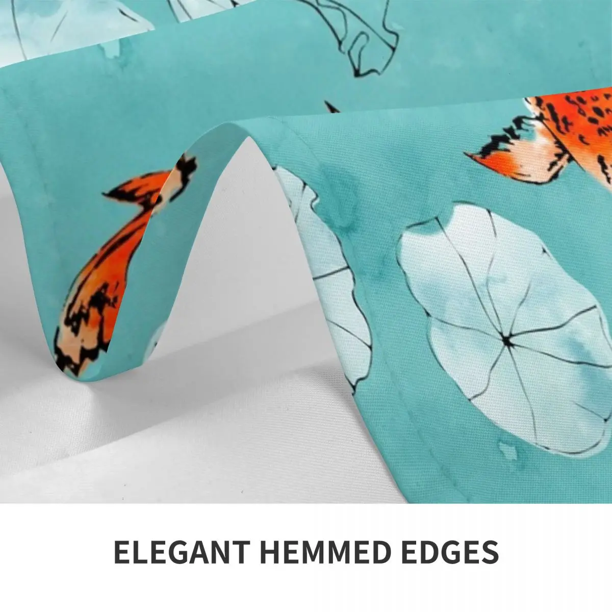 Скатерть для кофейного столика бирюзовая прямоугольная скатерть с рисунком