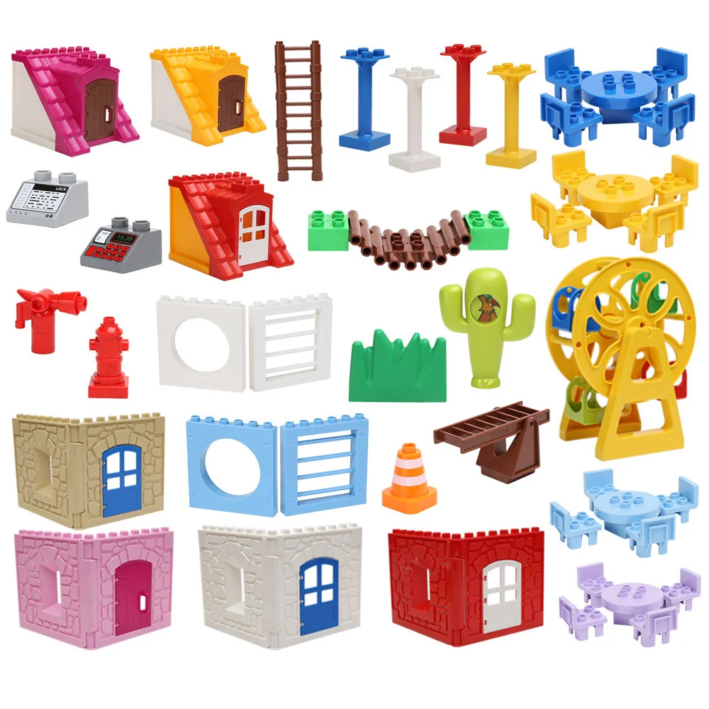 Большой строительный блок сделай сам детали для детских игрушек колесо