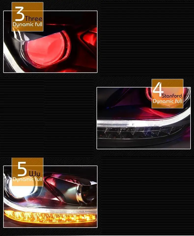 Автомобильные Внешние Luces Neblineros Para Автомобильные светодиодные Drl фары Задние Автомобильные фары в сборе 12 13 14 15 для hyundai Elantra