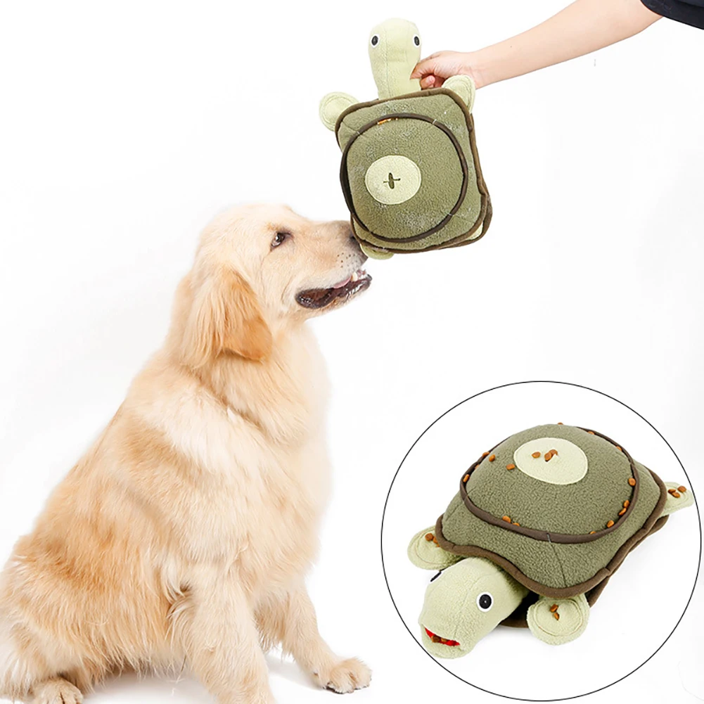 

Pet Dog Cat Toy Dog Vocal Plush Toy Shrinking Turtle And Pet Supplies Puzzle Tibetan Food Dogs Toy Durability