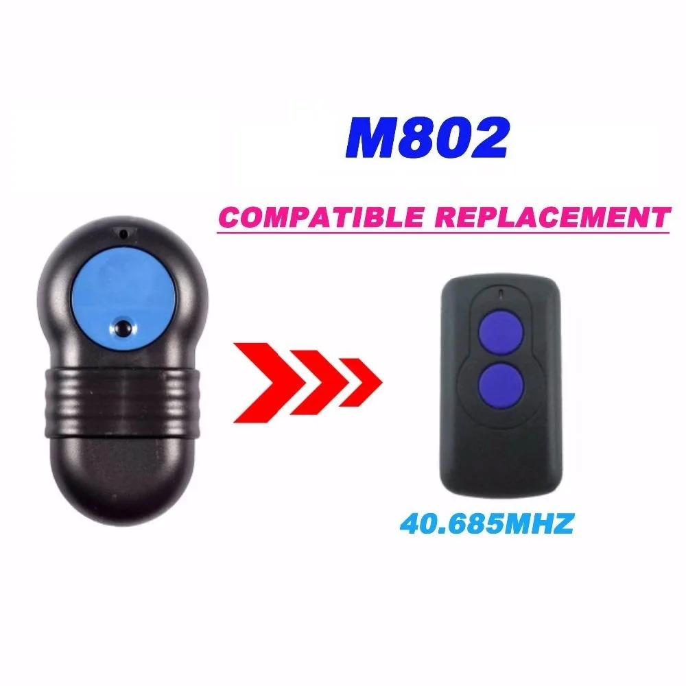 

Garage Door Remote for Merlin M230T (Prolift) M430R (Prolift) M802 (Blue Remote) 40.685Mhz Gate Door Remote Transmitter