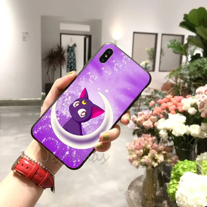 

Moon cat couple Phone Case for iPhone 11 12 mini pro XS MAX 8 7 6 6S Plus X 5S SE 2020 XR