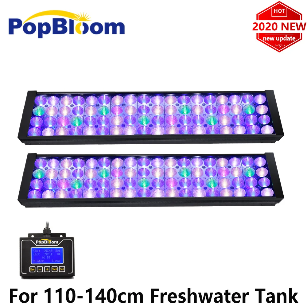 2 шт. Dsuny пресноводный светодиодный аквариум лампы аквариума освещение