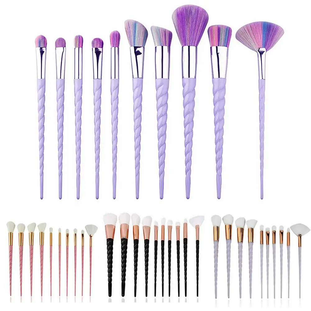 10 шт. болты с резьбой для ручки подводка губ тени глаз пудра румяна мягкая Кисть