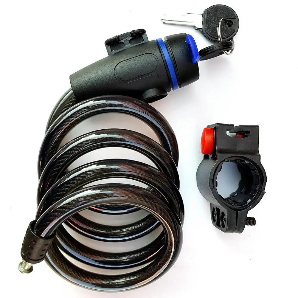 Универсальный Противоугонный MTB велосипедный замок из нержавеющей стали