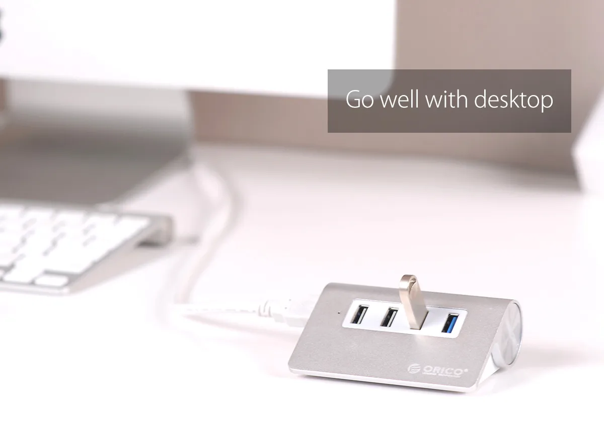 ORICO Micro usb-хаб высокоскоростной 4 порта usb-хаб адаптер-удлинитель USB разветвитель интерфейс питания для ПК Компьютерные аксессуары