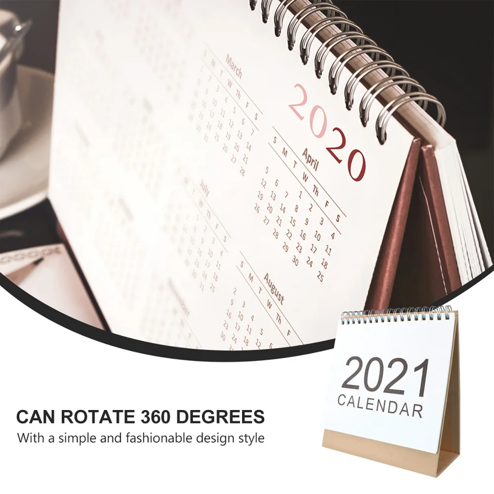 

2021 Table Desktop Monthly Calendar with Memo for School Office Home Decoration