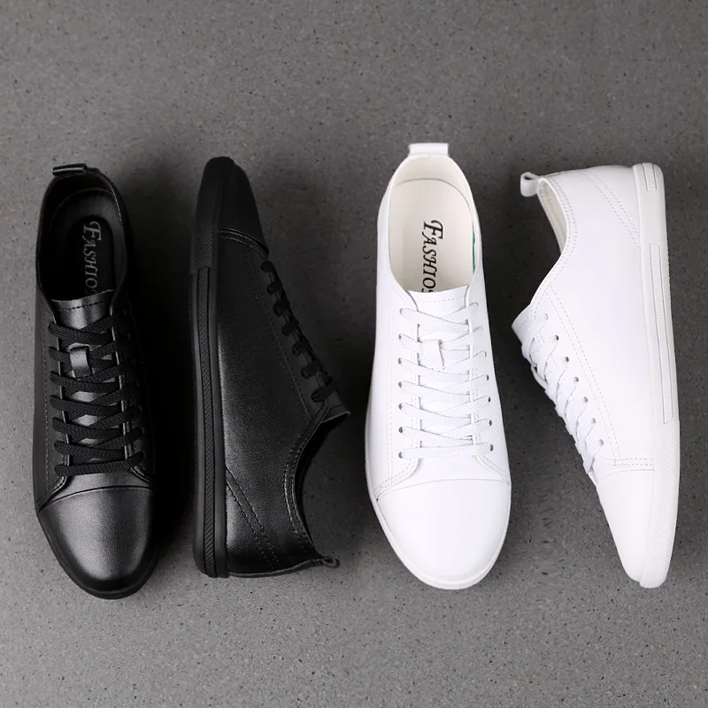 ALCUBIEREE Spring Breathable Mens Casual Shoes Lightweight Skateboarding for Male Fashion Lace-up Sneakers Flat Footwear |