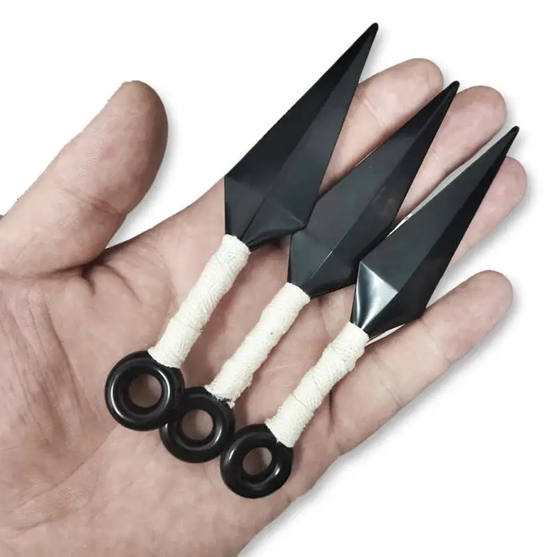 Anime Hokage Ninja Hatake Kakashi Uchiha Sasuke Kunai Shuriken Cosplay Accessories Props Weapons Halloween Child Gifts | Тематическая