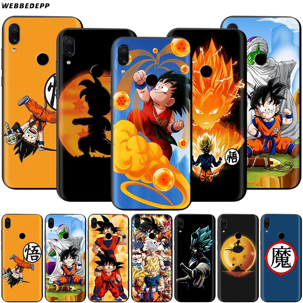 Чехол Dragon Ball Saiyan Goku для Xiao mi Red mi Note 8 mi 3 6 8 9 A1 A2 A3 8A 6X9 T CC9 Lite SE Pro Max F1 10