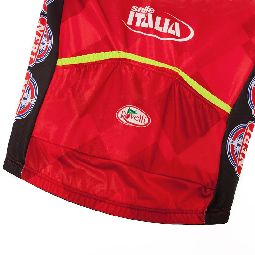 Зимняя желтая итальянская команда длинная велосипедная майка брюки Джерси