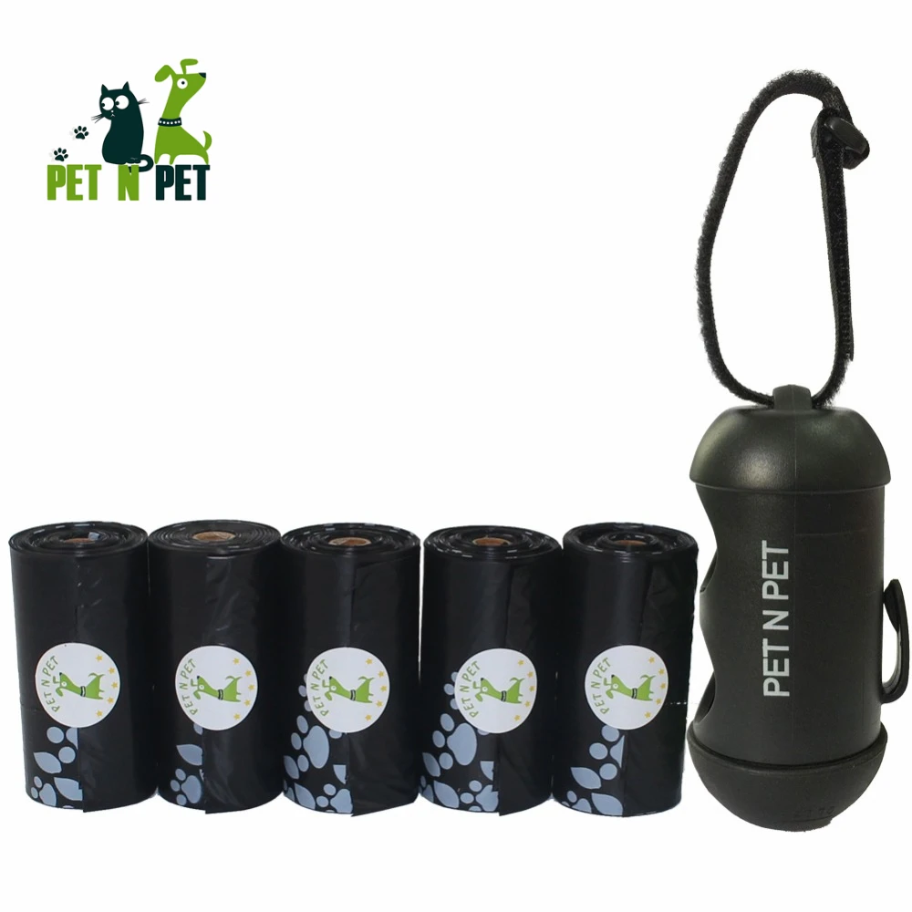 Пакеты для уборки за собакой земной 5 рулонов 75 отсчетов Радуга цветов на выбор