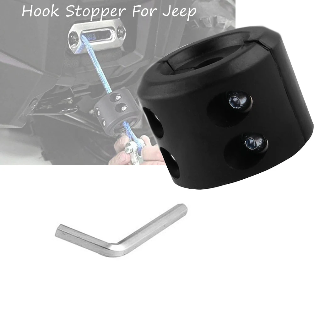 Высокое качество Новый кабельный крюк пробка для Jeep KFI Лебедка для ATV UTV кабельный крюк крепление стоп стопор мотор резиновая подушка ATV-SCHS
