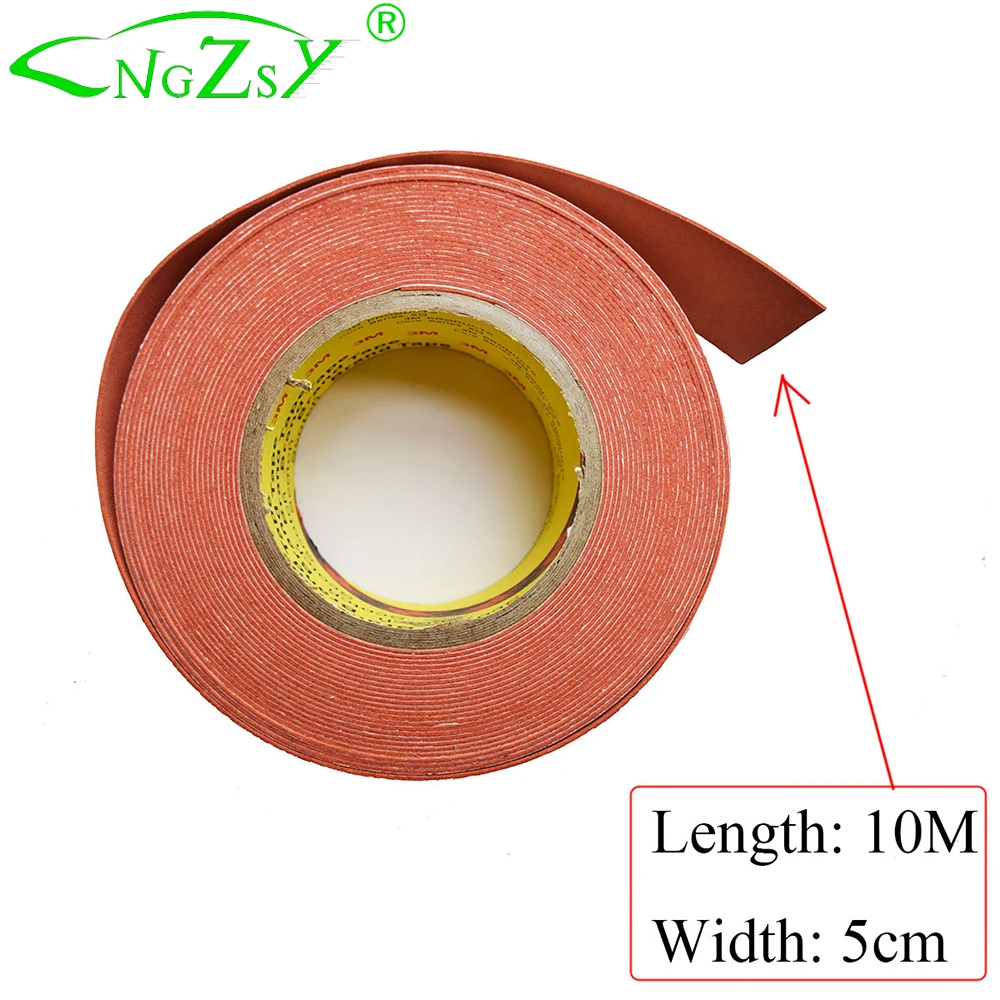 10M*5CM Suede Felt Tape For Squeegee With Self Adhesive Glue Replacement Suede Felt Edge For Hand Scraper Car Wrap Tools A18-10M