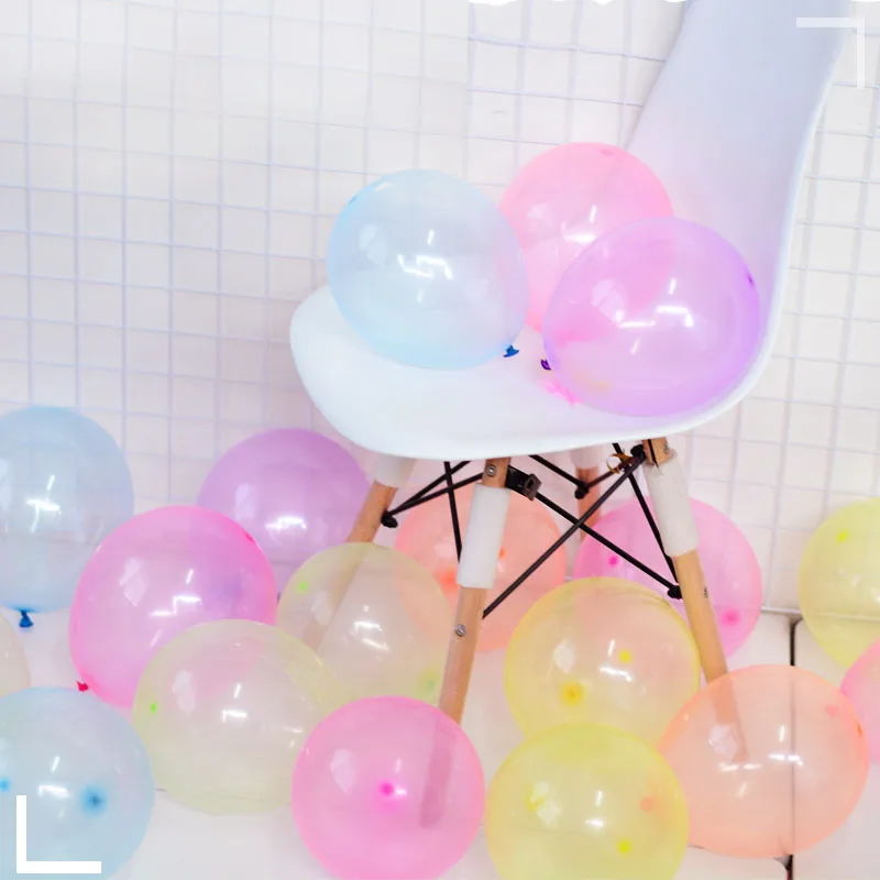 100 шт./лот 12 дюймовый корпус кристально прозрачный латексный жемчужный пузырь