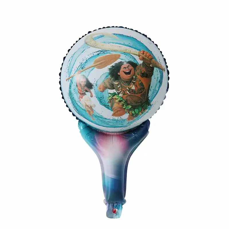

10pcs Moana Hand Blander Foil Balloons Air Balloon Happy Birthday Party Decorations Kids Inflatable Toys Moana Party Supplies