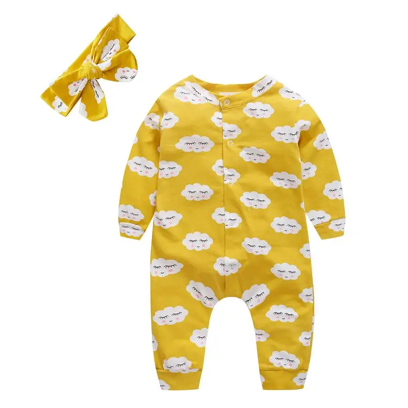 

Осенний комбинезон для новорожденных от 0 до 18 месяцев, 2 шт./компл., мягкая хлопковая одежда с длинными рукавами для маленьких мальчиков и де...