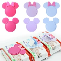 new baby wipes lid baby wet wipes cover portable child wet tissues lid cartoon mobile wipes wet paper lid useful accessories