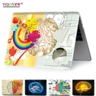 Для Macbook 2020 M1 Air Pro 13 A2179 2337 A2251 A2289 A2338, чехол для ноутбука с сенсорной панелью ID Retina 11 12 13 15, Жесткий Чехол для мозга