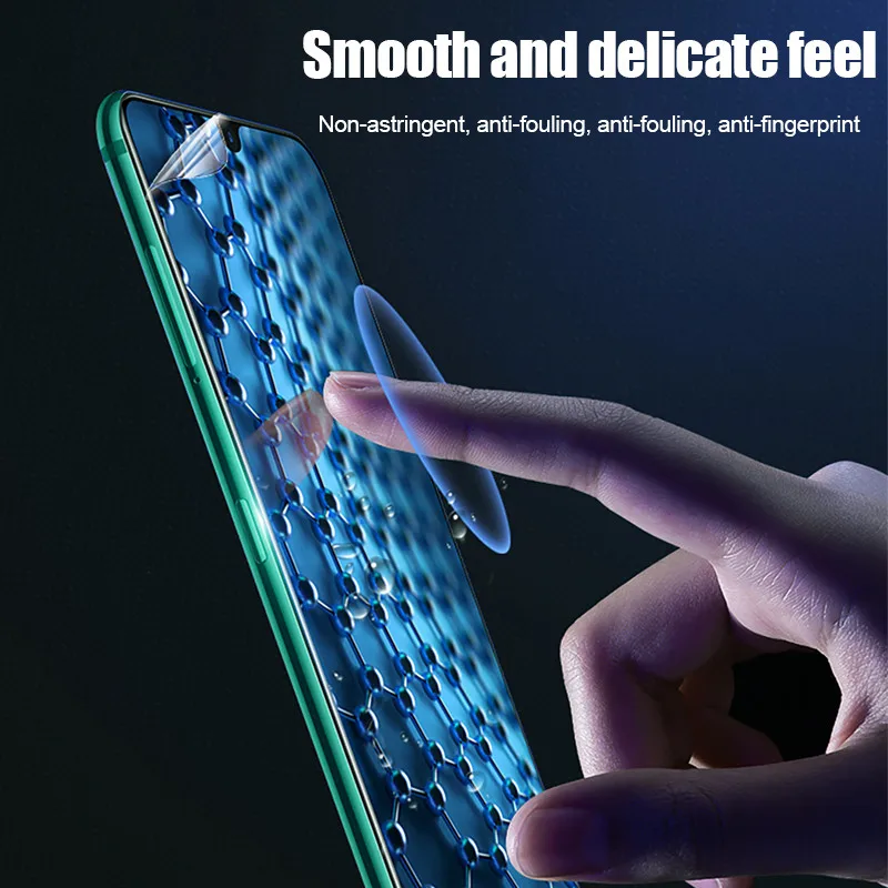 25D изогнутая полностью покрывающая Гидрогелевая пленка для iPhone XR X XS 11 Pro Max мягкая