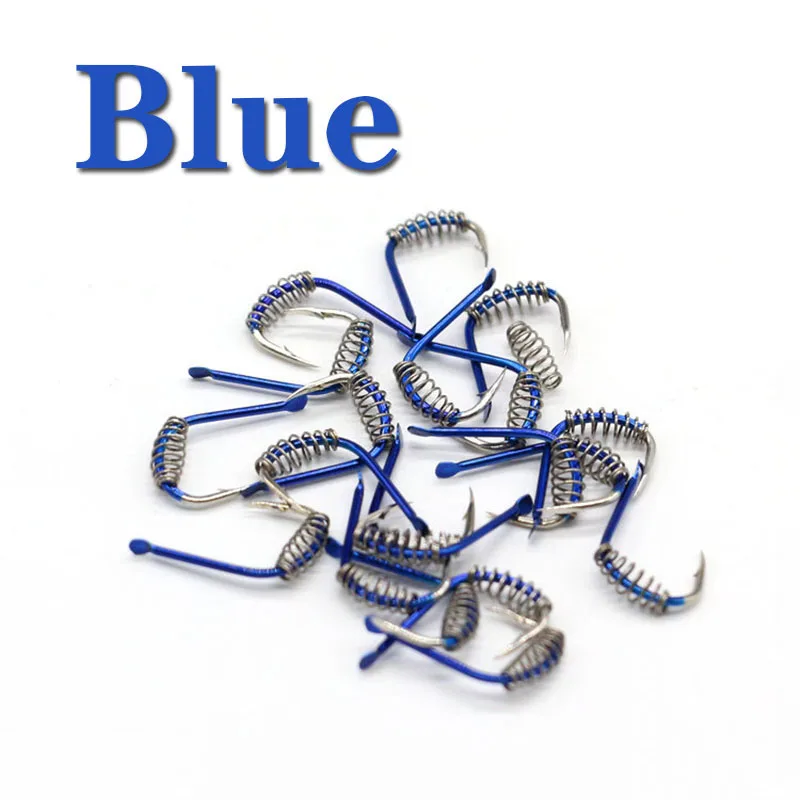 20 шт./партия пружинный крючок колючий круг карп цветной размер 4 # до 14 джиг