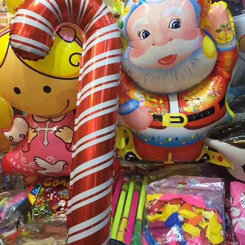 BESTRed полосатый карамельный тростниковый шар Рождественское украшение|Воздушные