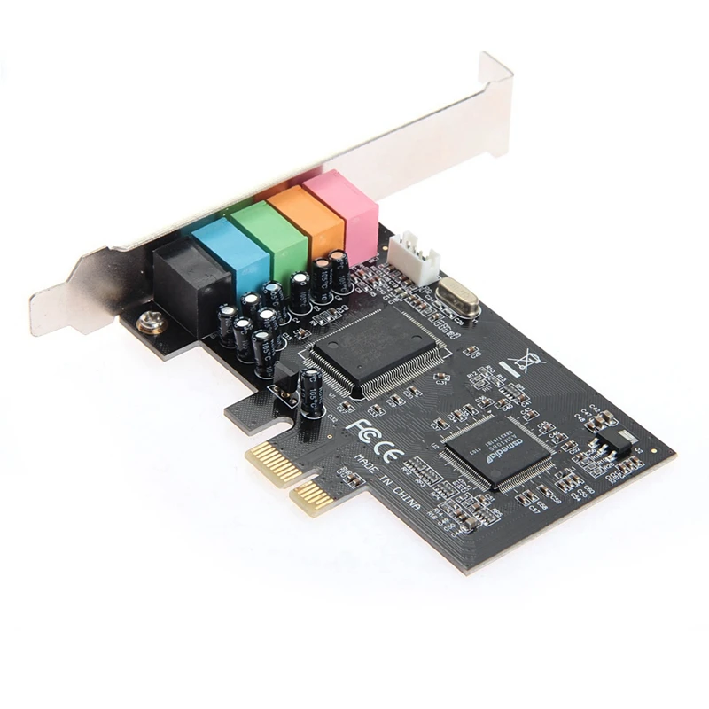 Новая звуковая карта Pci Express Pci-E 5 1-Channel Cmi8738 o W/низкопрофильный кронштейн