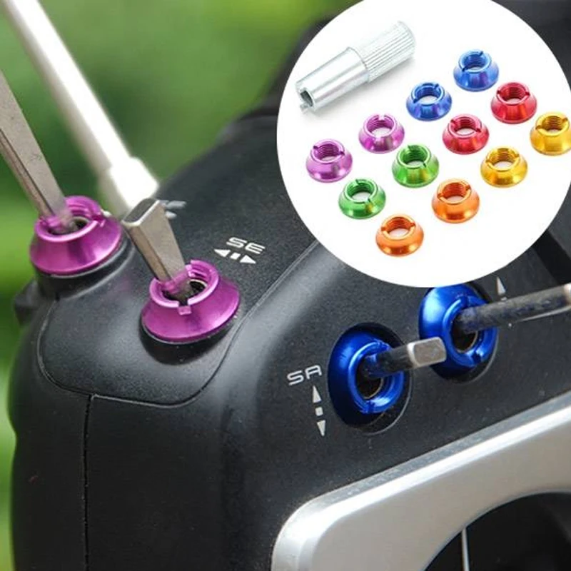 Звездная мощность Радиоуправляемый передатчик переключатель цветная гайка для