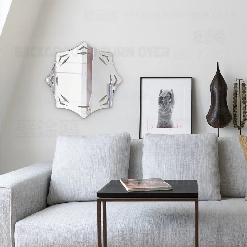 Зеркальные настенные зеркала круглые для домашнего декора декоративные