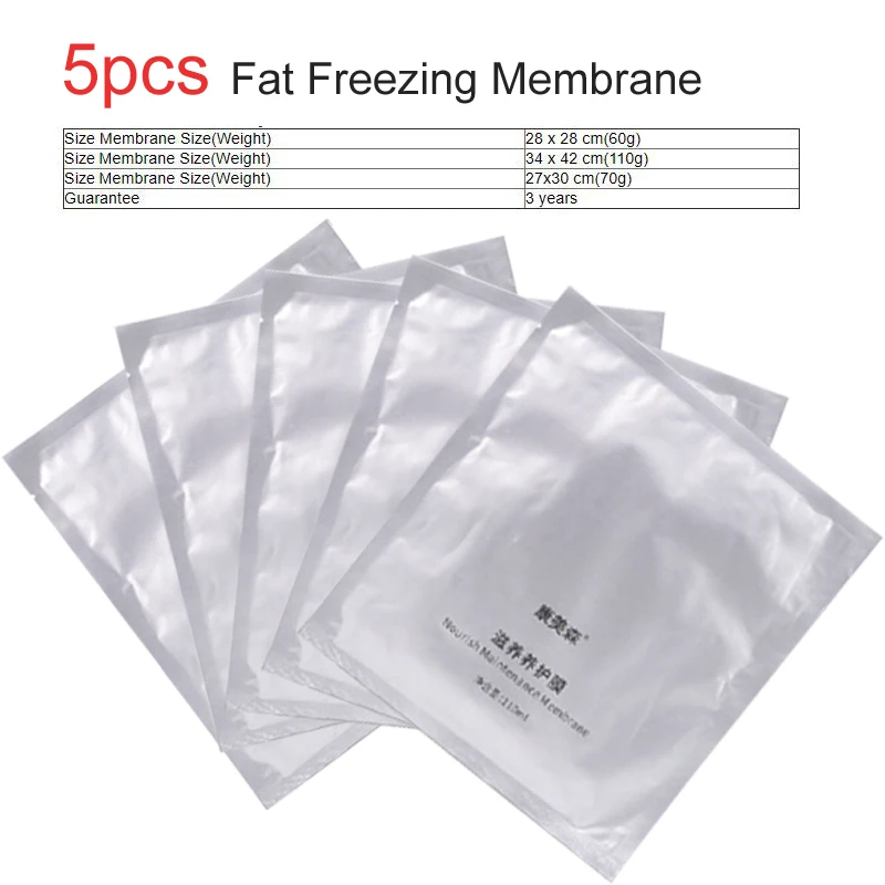 Free Shipping 100% Effect Lowest Price Anti Freeze Membrane Multi Specification Antifreeze Membrane Cryo Pad for Cryolipolsis 5p