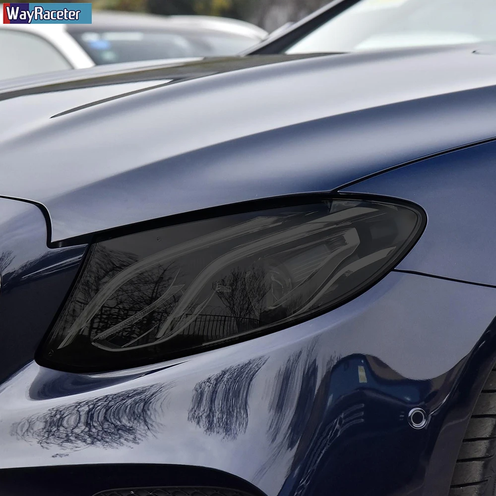 2 Pcs Car Headlight Protective Film Headlamp Transparent Black TPU Sticker For Mercedes Benz E Class W213 2017-2020 Accessories 2 Pcs Car Headlight Protective Film Headlamp Transparent Black TPU Sticker For Mercedes Benz E Class W213 2017-2020 Accessories