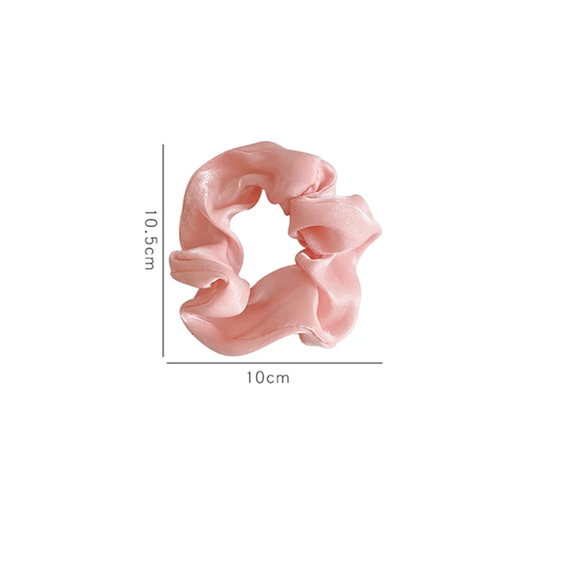 

1PC Women Silk scrunchies Elastic Handmade Multicolor Hair Band Ponytail Holder Headband Hair Accessories