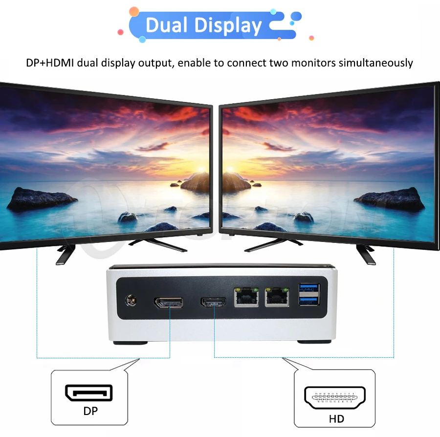 2021 Topton Топ продажа мини ПК Intel i7-10510U i5-10310U i3-10110U 2 * DDR4 Макс 64 Гб M.2 NVMe NUC компьютер Win 10