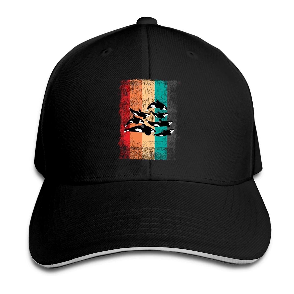 

Vintage Orca Family Hat Baseball Cap for Men Women Fashion Adjustable Sun Hat