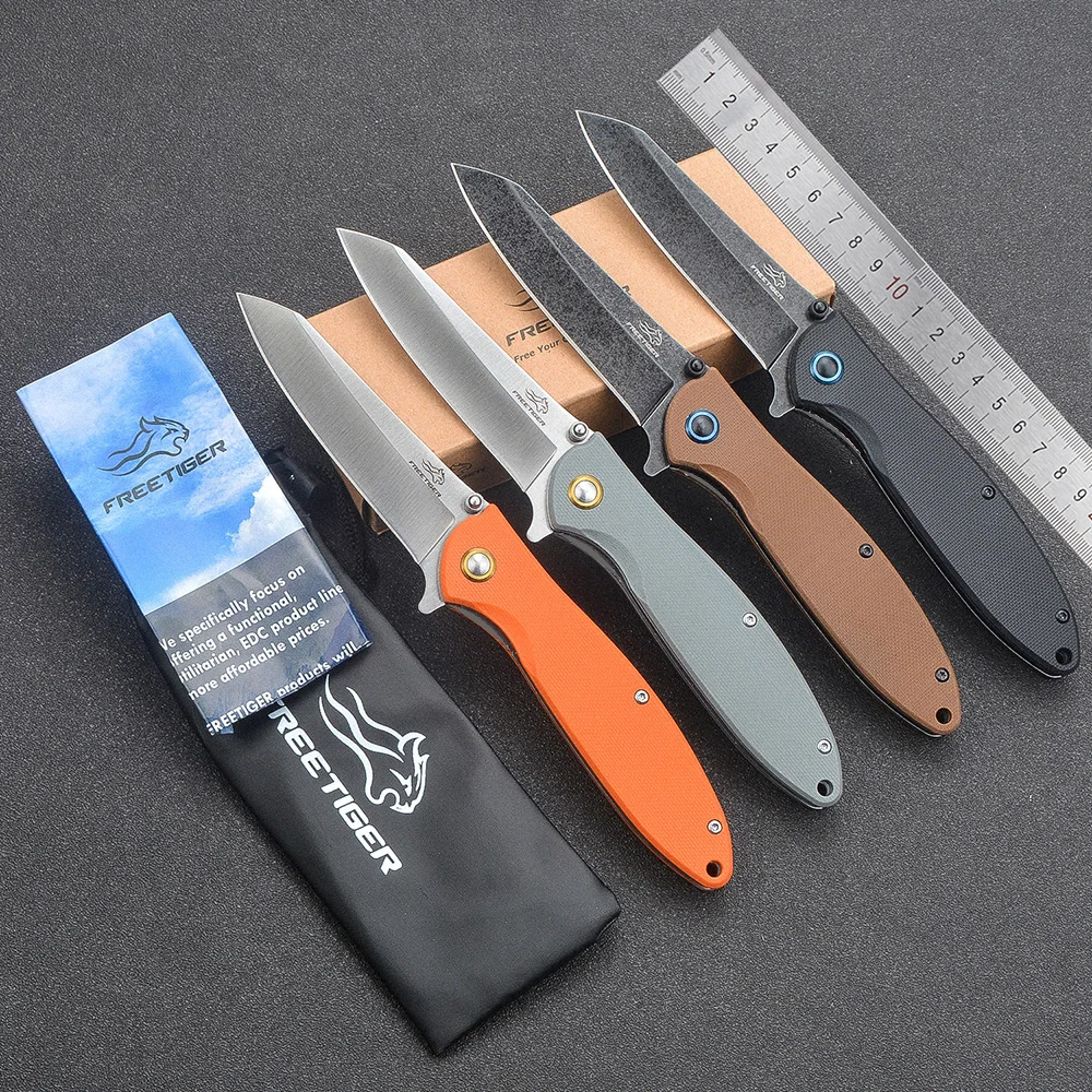 

FREETIGER FT2101 Peregrine Folding Knife D2 Blade Outdoor Hiking Camping selfdefence fishing hunting survival knives edc tools