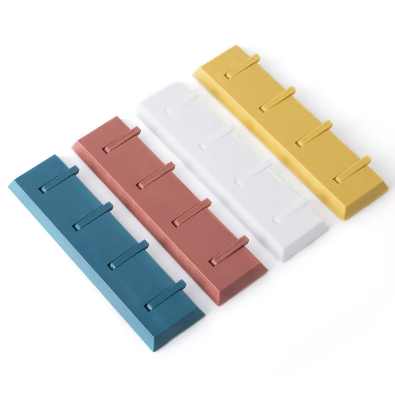 

Hooks For Hanging Key Hanger Clothes Holder Kitchen Rails Bathroom Housekeeper Home Organizer Door Adhesive Hook On The Wall