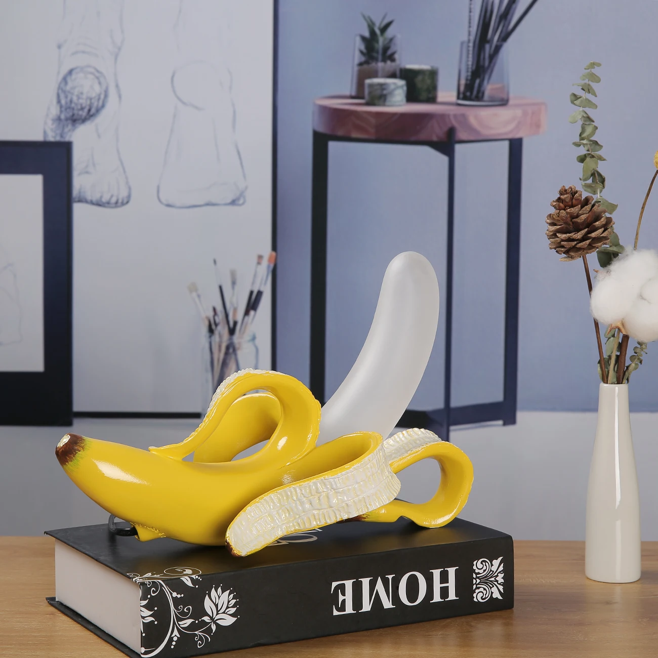 Итальянские ночники бананы Seletti современные стеклянные светодиодные настольные