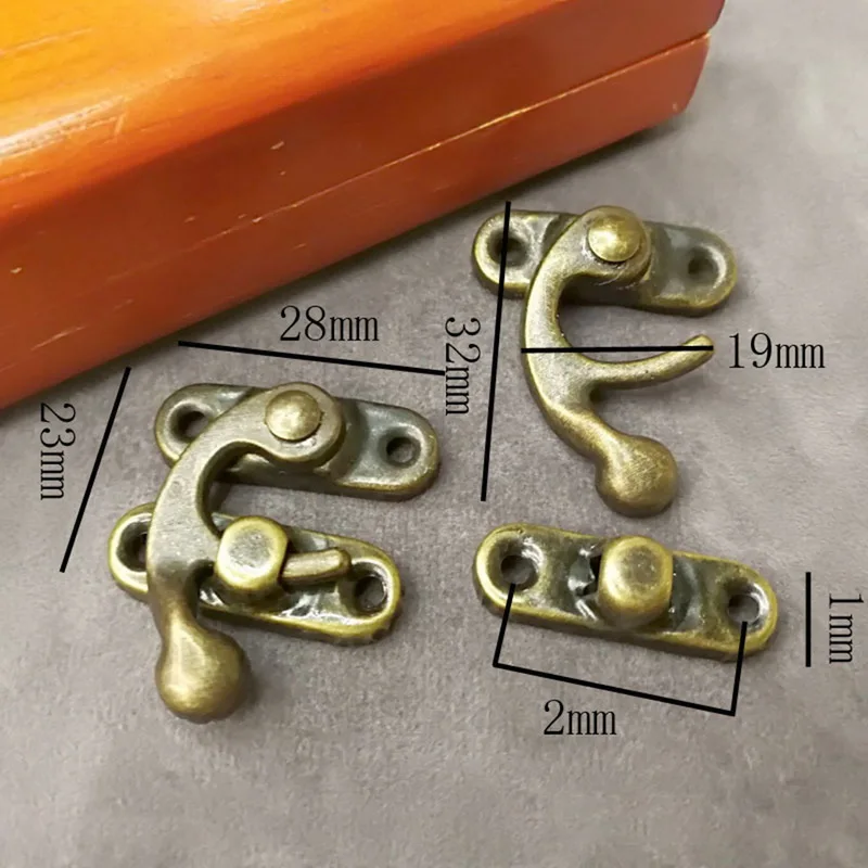 10 шт. металлическая винтажная фурнитура на застежках антикварный чемодан