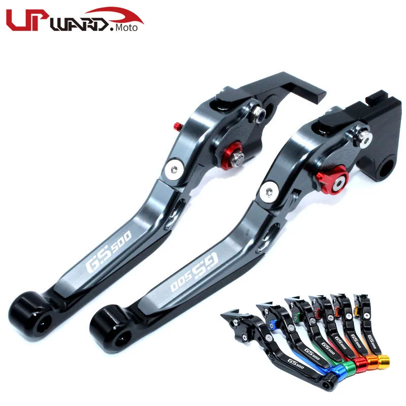 

For SUZUKI GS500 GS 500 1989-2008 2003 2004 2005 2006 2007Motorcycle Adjustable Folding Extendable Brake Clutch Levers With Logo
