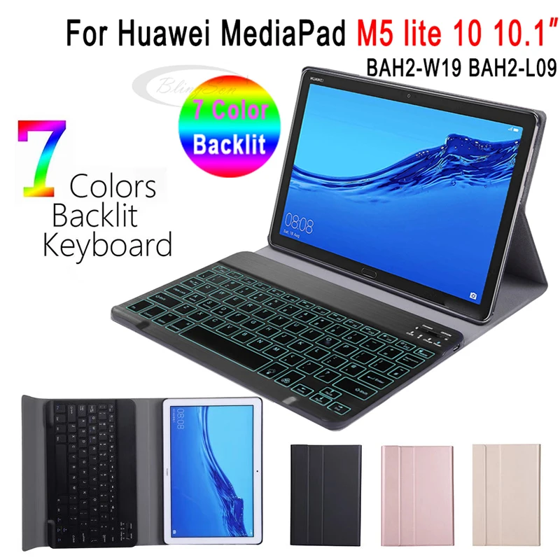 

Кожаный чехол для клавиатуры Huawei Mediapad M5 Lite 10, 10,1 дюйма